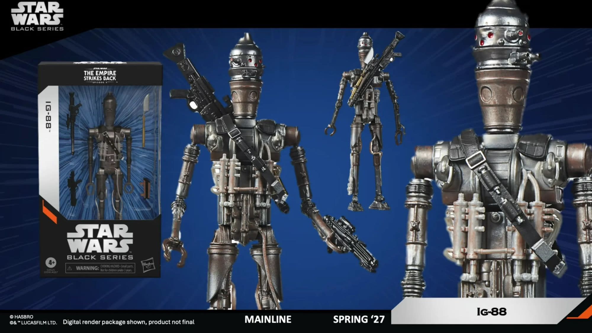 IG-88 Accepts a New Bounty with Hasbro’s Latest Star Wars 6” Figure