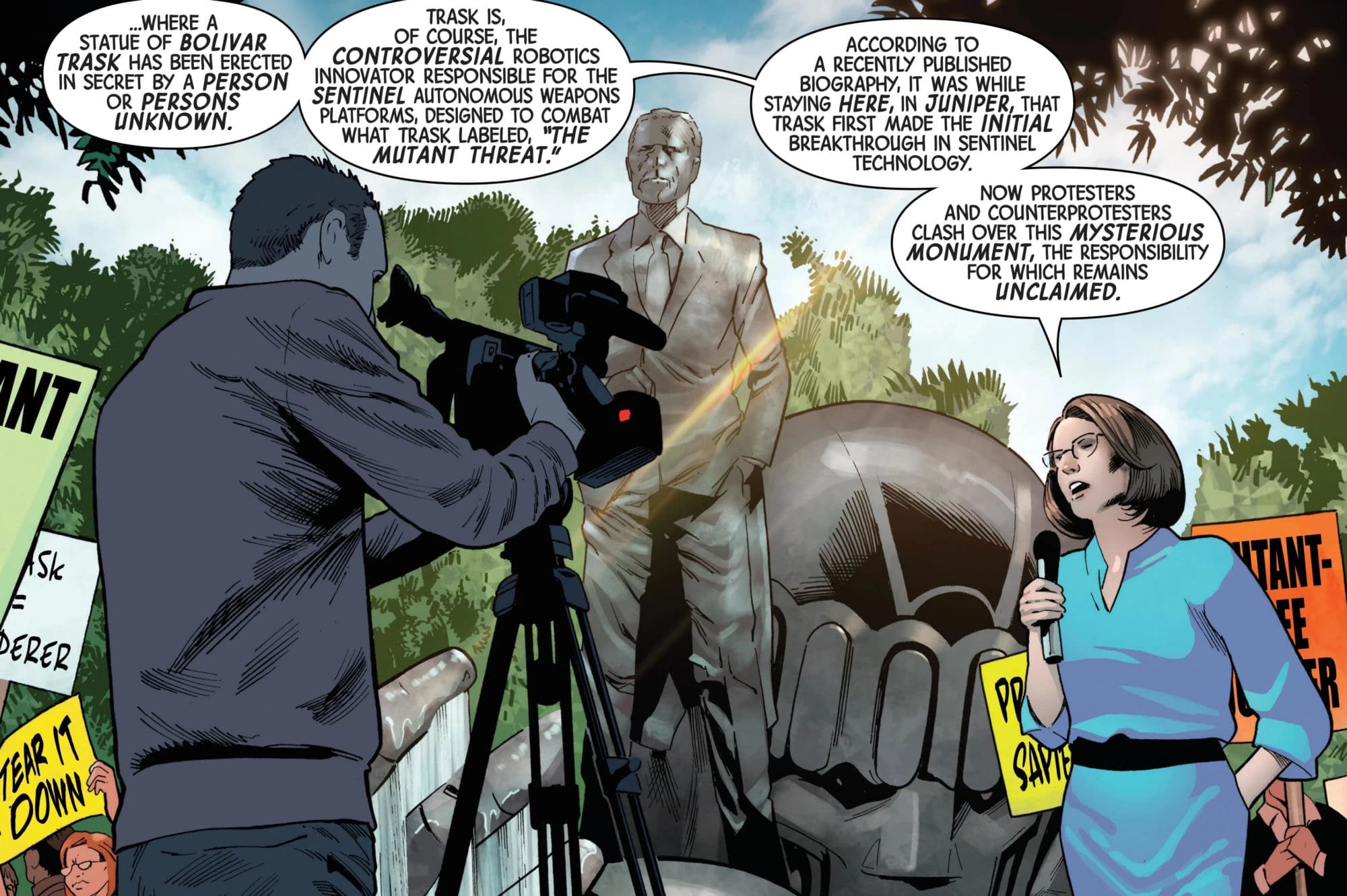 Statues And Memorials In Today's X-Men Comics (Spoilers)
