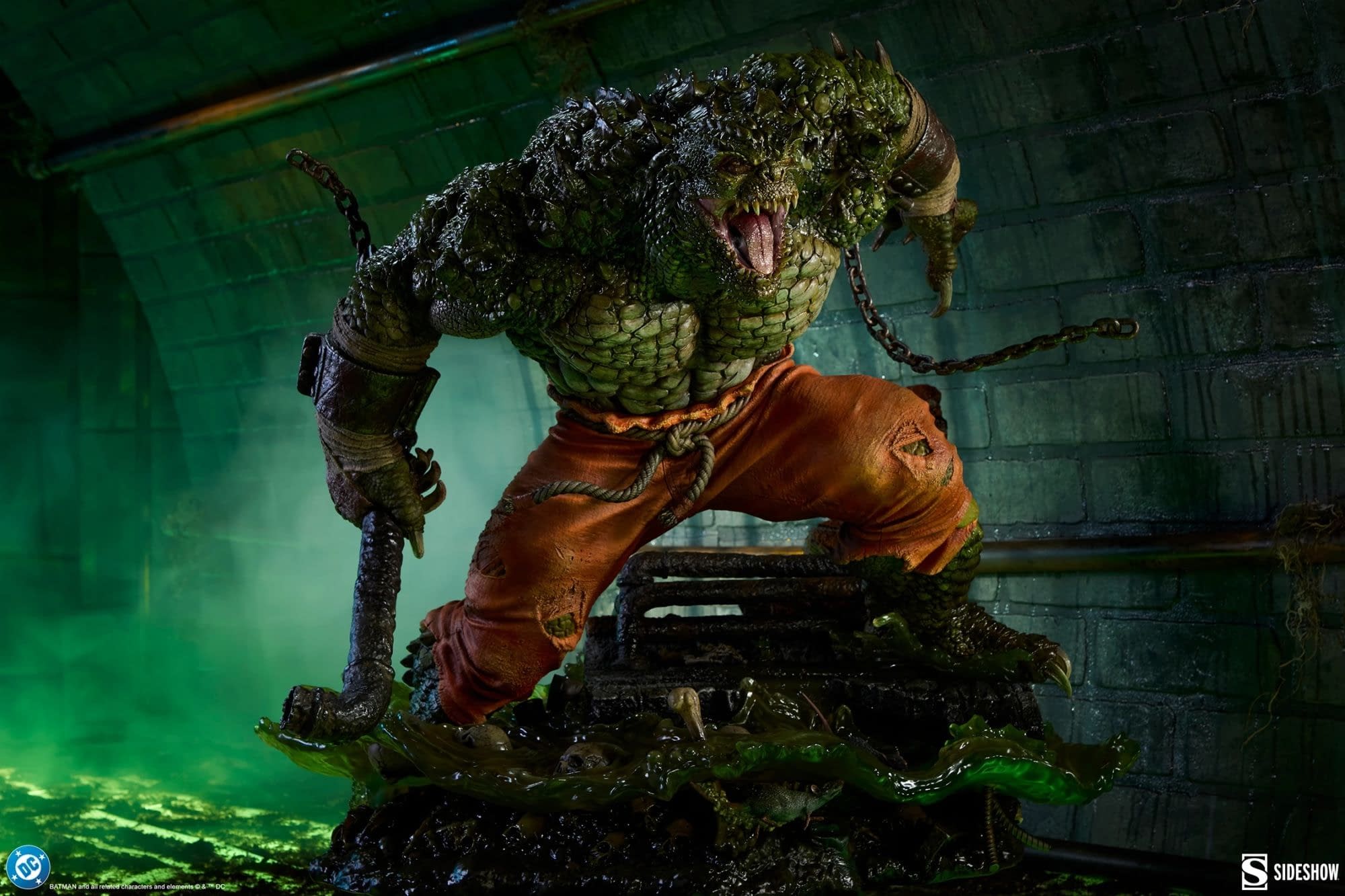 Sink Your Teeth Into's Sideshow's New DC Comics Killer Croc Statue