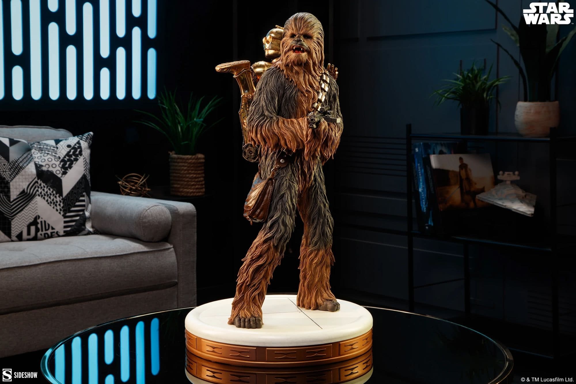 Sideshow Debuts Star Wars Premium Format Figure: Chewbacca and C-3PO