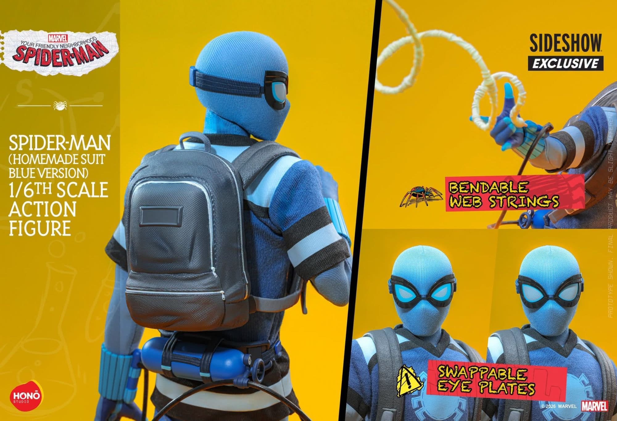 Exclusive Spider-Man (Homemade Suit) Arrives from HONŌ STUDIO