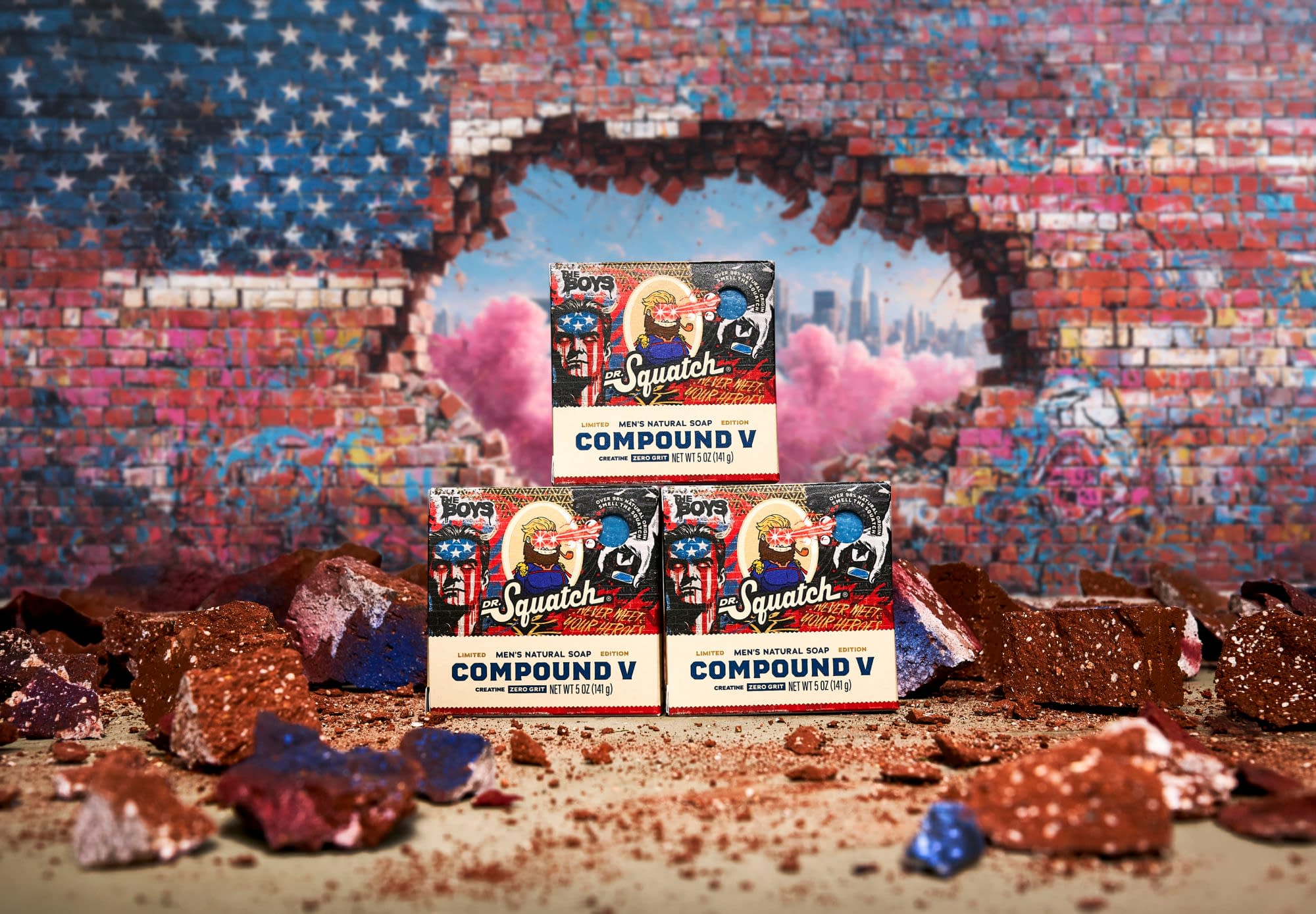 Celebrate The Boys Finale with Some Compound V from Dr. Squatch