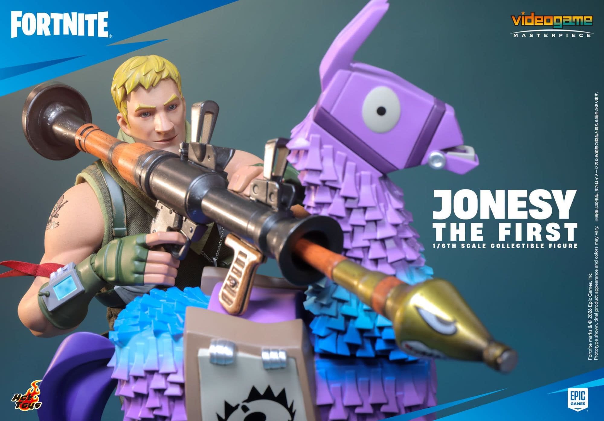 Hot Toys Unveils New 1/6 Scale Fortnite Figure with Jonesy The First