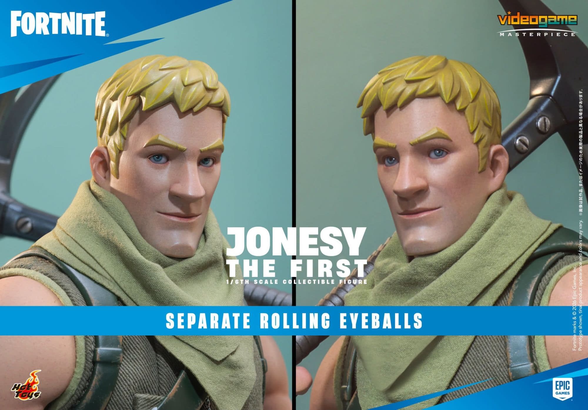 Hot Toys Unveils New 1/6 Scale Fortnite Figure with Jonesy The First