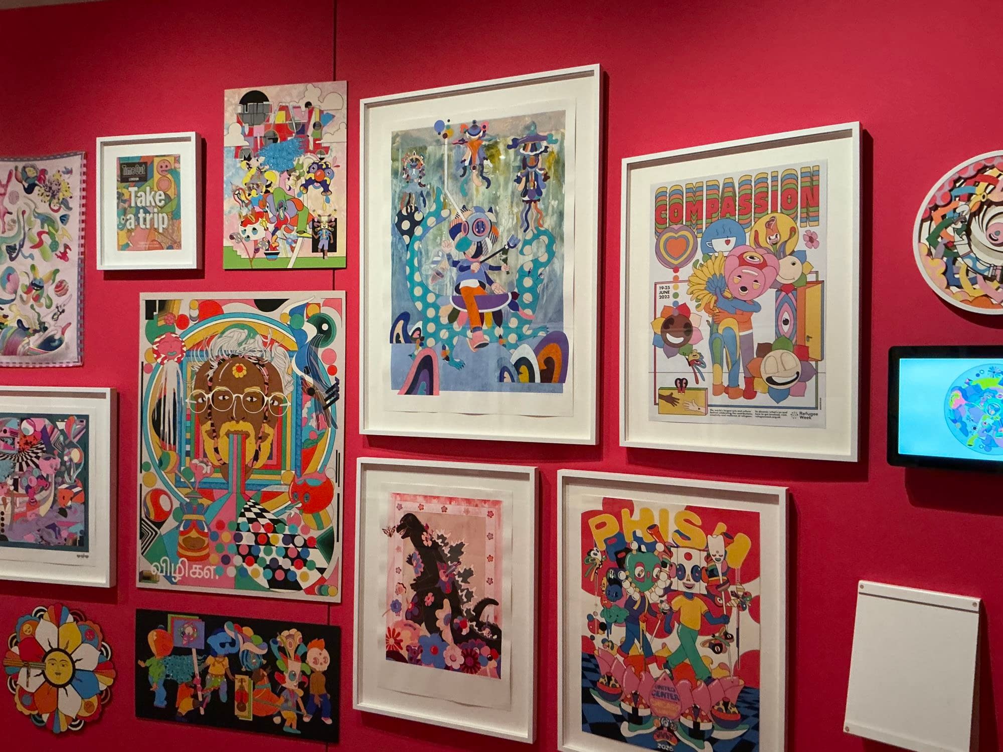 Walking Round The Quentin Blake Centre Of Illustration, Open In London