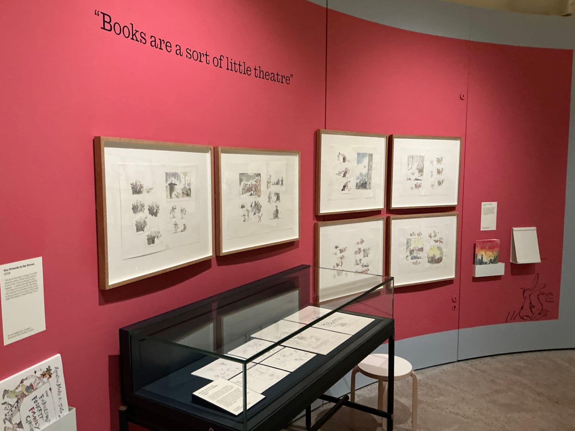 Walking Round The Quentin Blake Centre Of Illustration, Open In London