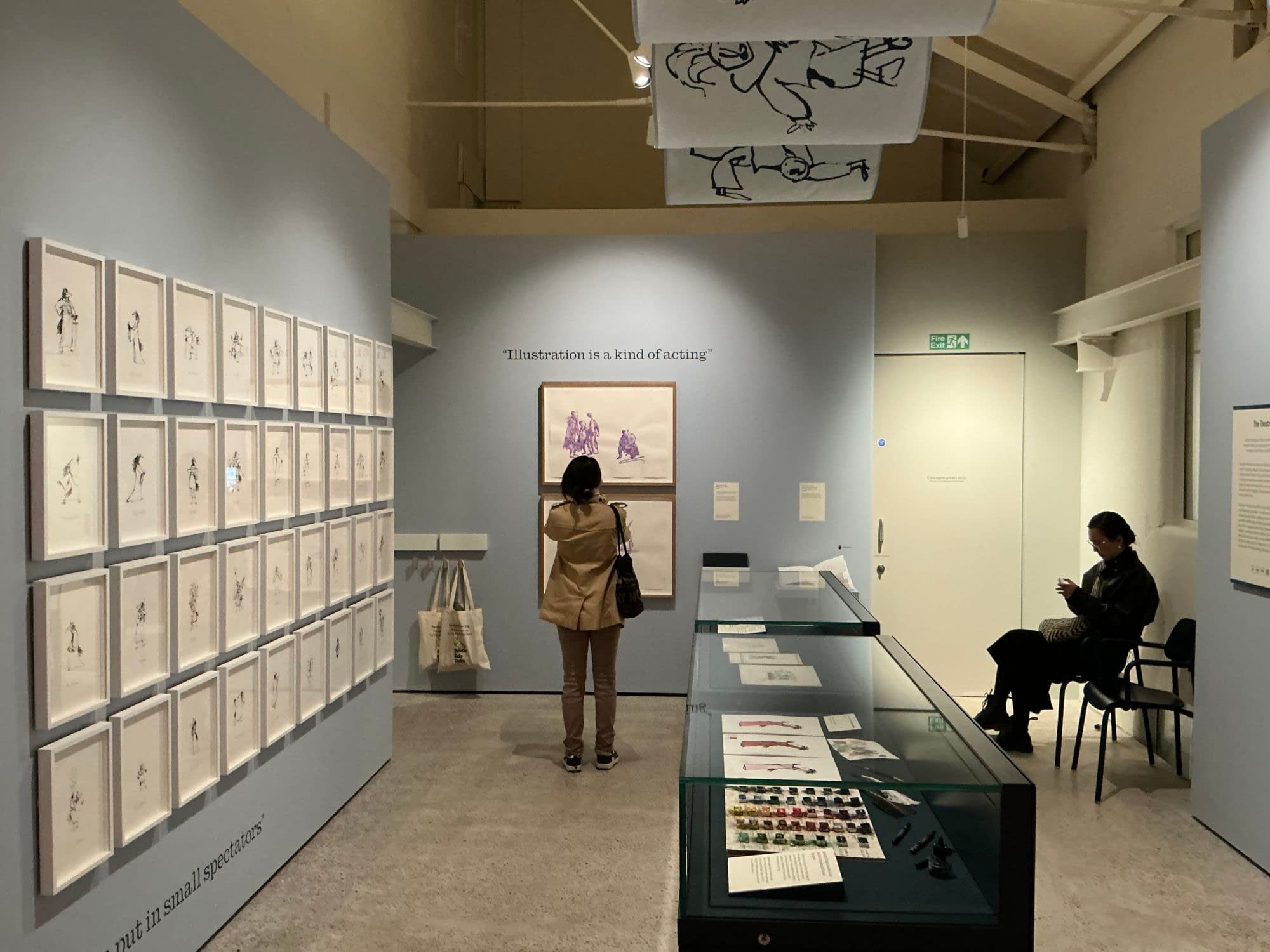 Walking Round The Quentin Blake Centre Of Illustration, Open In London