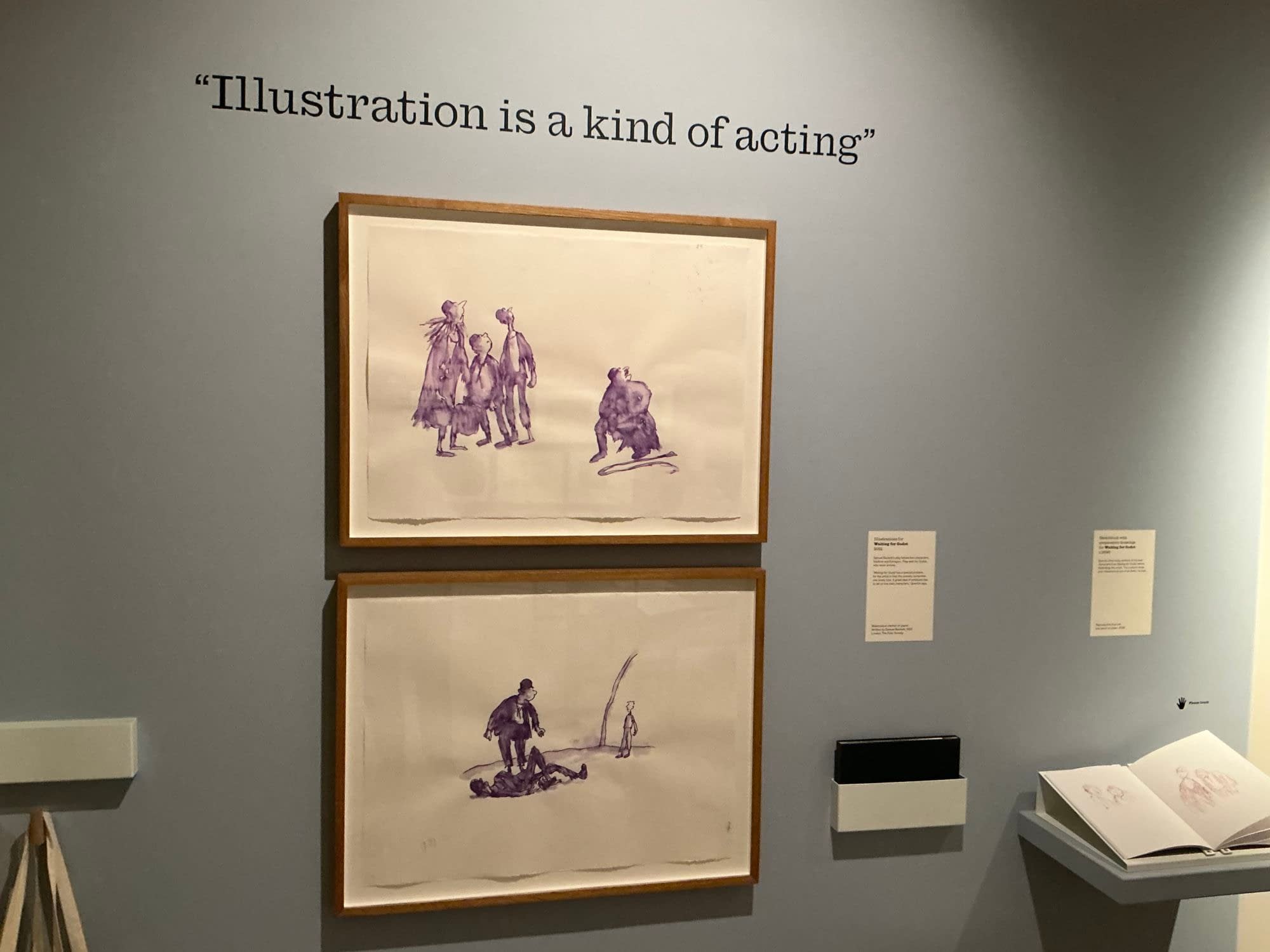 Walking Round The Quentin Blake Centre Of Illustration, Open In London