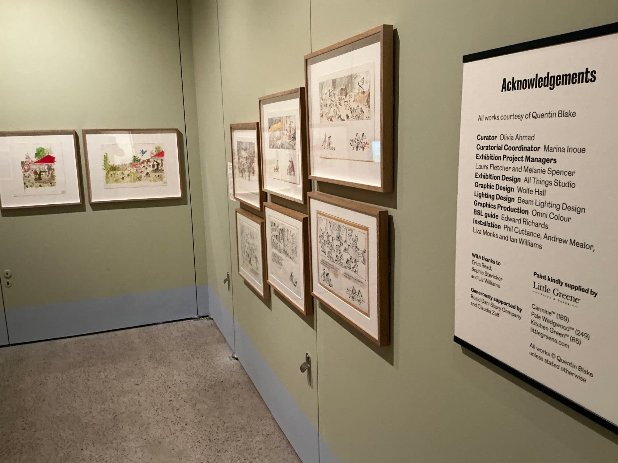 Walking Round The Quentin Blake Centre Of Illustration, Open In London