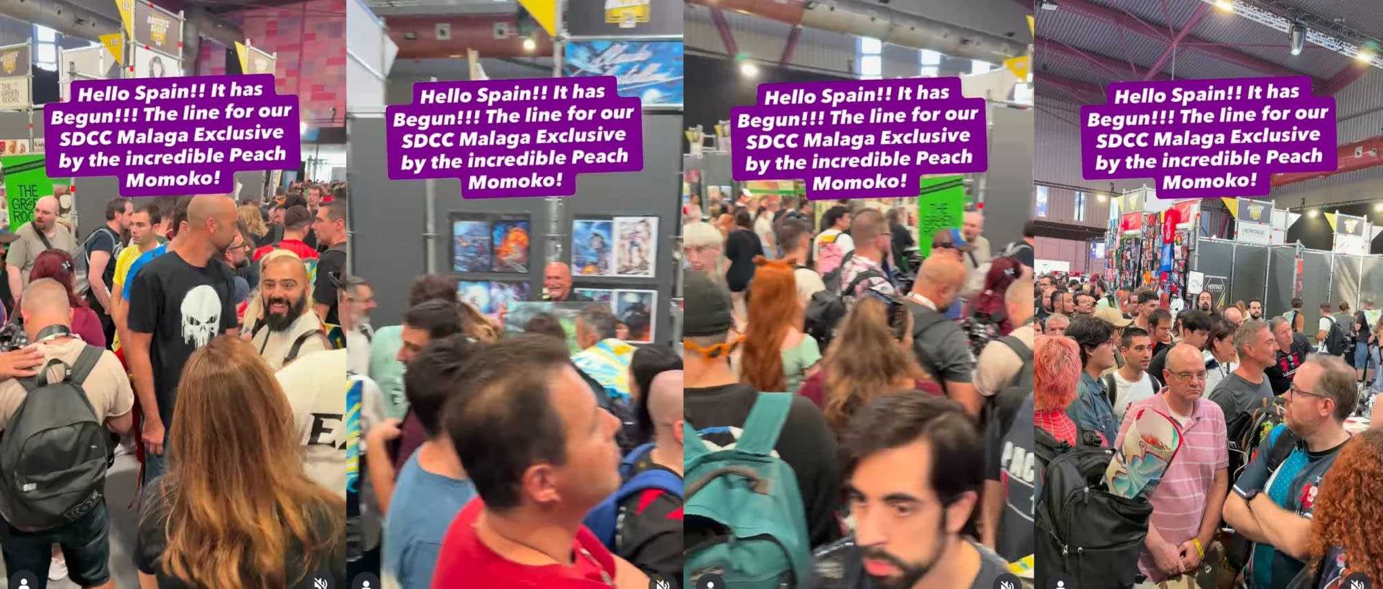 Peach Momoko Chaos At Comic-Con San Diego Málaga