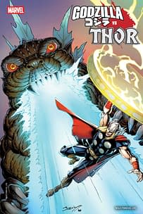 Yup, There We Go, Godzilla Vs Thor By Jason Aaron And Aaron Kuder