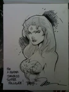 Jim Lee Hides One Sketch In Women's Toilets &#8211; Two More To Be Discovered
