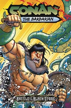 Cover image for CONAN BARBARIAN BATTLE BLACKSTONE #1 (OF 4) CVR E FLEECS (MR