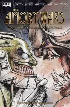Cover image for AMORY WARS NO WORLD TOMORROW #4 (OF 12) CVR B WAYSHAK (MR)
