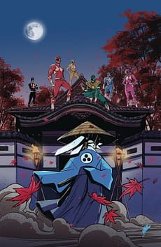 Cover image for MIGHTY MORPHIN POWER RANGERS USAGI YOJIMBO #1 CVR G 15 INCV