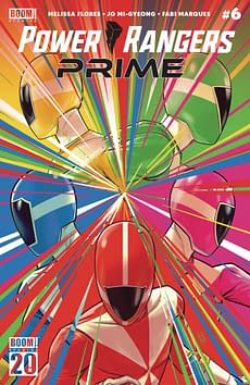 Cover image for POWER RANGERS PRIME #6 CVR B MALAVIA