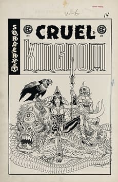 Cover image for EC CRUEL KINGDOM #4 CVR D 20 COPY INCV POLLINA B&W ED