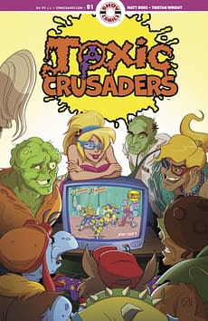 Cover image for TOXIC CRUSADERS #1 (OF 5) CVR C 5 COPY INCV RETROWARE GAME (