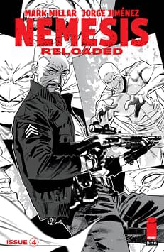 Cover image for NEMESIS RELOADED #4 (OF 5) CVR B JIMENEZ B&W (MR)