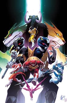 Cover image for MMPR TMNT II #5 (OF 5) CVR J 75 COPY INCV CARDSTOCK