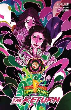 Cover image for MIGHTY MORPHIN POWER RANGERS THE RETURN #3 (OF 4) CVR A MONT