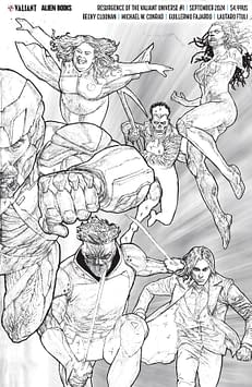 Cover image for RESURGENCE #1 (OF 4) CVR I 50 COPY INCV SUAYAN WRAP B&W