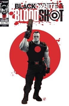 Cover image for BLACK WHITE & BLOODSHOT #1 (OF 4) CVR D OLIVETTI (MR)