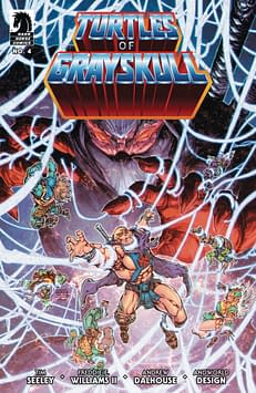 Cover image for MASTERS OF UNIVERSE TMNT TURTLES OF GRAYSKULL #4 CVR A WILLI