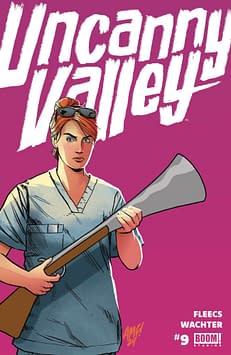 Cover image for UNCANNY VALLEY #9 (OF 10) CVR B FLEECS