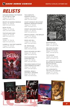 Dark Horse Comics December 2025 Solicits