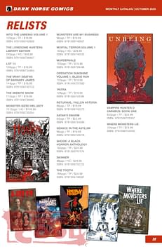 Dark Horse Comics December 2025 Solicits