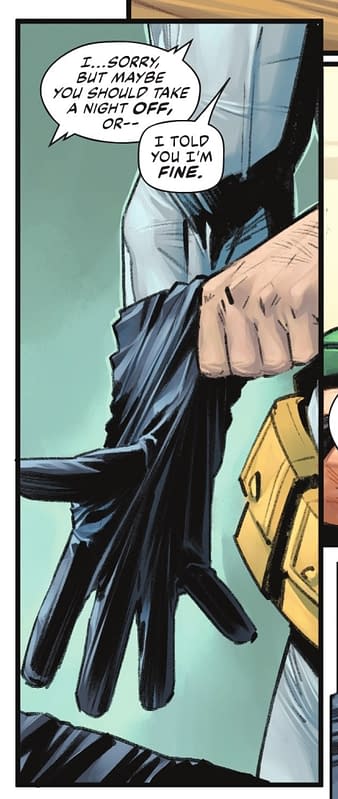 How Batman Is Hiding His Missing Hand (Batman #136 Spoilers)