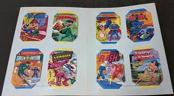 Leaf's DC Super Heroes Collector Album Inside With Comics