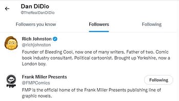 As Everyone In Comics Leaves Twitter, Dan DiDio Returns