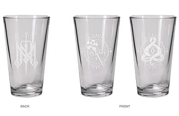 Cover image for CRITICAL ROLE MIGHTY NEIN PINT GLASS SET JESTER & FJORD