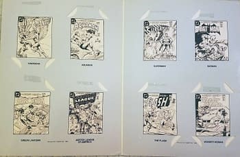 Leaf's DC Super Heroes Collector Album Inside Without Comics