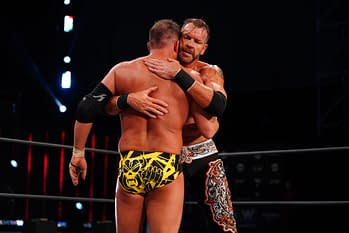Photo from Christian Cage vs. Frankie Kazarian on AEW Dynamite 03/31/2021. Credit: All Elite Wrestling