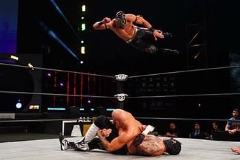 AEW DynamiPhoto from Kenny Omega and the Good Brothers vs. Lucha Brothers and Laredo Kid on AEW Dynamite 03/31/2021. Credit: All Elite Wrestlingte Photos for 4/1/21 - Find Your Next Zoom Background Here