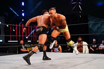 Photos from Anthony Ogogo vs. Austin Gunn on AEW Dynamite [Credit: All Elite Wrestling]