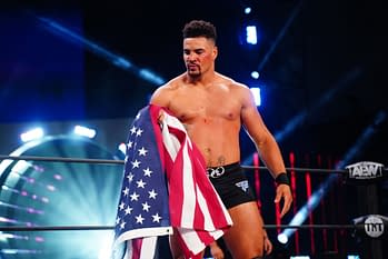 Photos from Anthony Ogogo vs. Austin Gunn on AEW Dynamite [Credit: All Elite Wrestling]