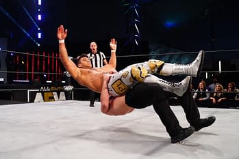 Photos from The Acclaimed vs. Jon Moxley and Eddie Kingston from AEW Dynamite [Credit: All Elite Wrestling]