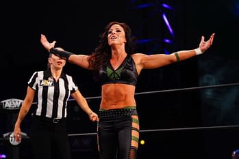 Photos from Serena Deeb vs. Red Velvet on AEW Dynamite [Credit: All Elite Wrestling]