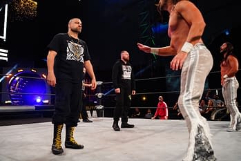 Photos from The Young Bucks vs. Varsity Blonds on AEW Dynamite [Credit: All Elite Wrestling]