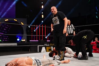 Photos from The Young Bucks vs. Varsity Blonds on AEW Dynamite [Credit: All Elite Wrestling]
