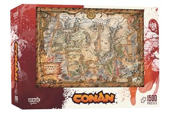 Cover image for CONAN HYBORIAN AGE MAP PUZZLE