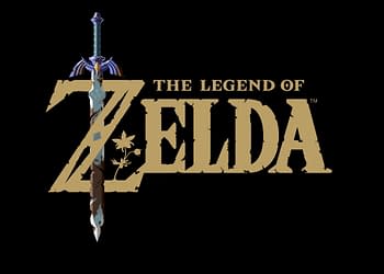 The Legend of Zelda logo with a sword forming the iconic