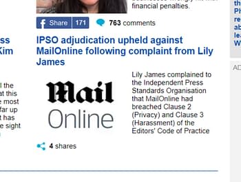 Pammy & Tommy Actor Lily James' Complaint Against Daily Mail Upheld