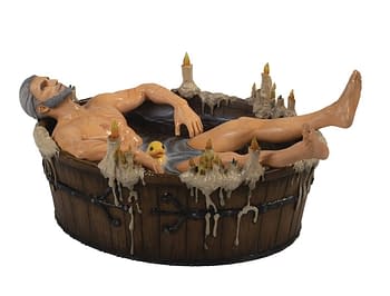 Cover image for WITCHER III WILD HUNT GERALT IN BATH STATUETTE (AUG180391) (