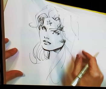 Jim Lee Draws a Crowd (and Wonder Woman) and Answers Whether Batman Kills The Joker at SAM
