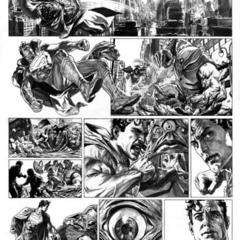 Lee Bermejo's Wednesday Comics Superman Pencils